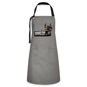 Darts Sport Dragon - Artisan Apron - grey/black - Front - Zoe (177cm)