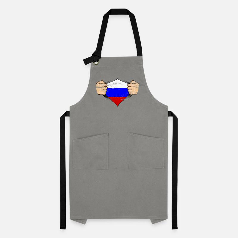 Conception du drapeau de la Russie utilisée Tablier contrasté