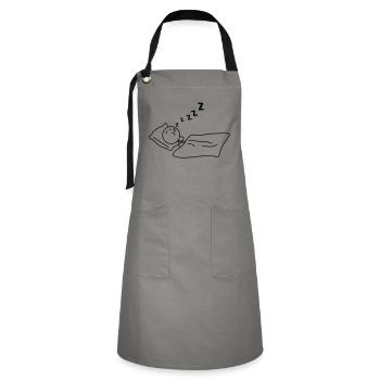 Sleeping - Artisan Apron - grey/black - Front - Zoe (177cm)