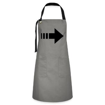 Arrow - Artisan Apron - grey/black - Front - Zoe (177cm)