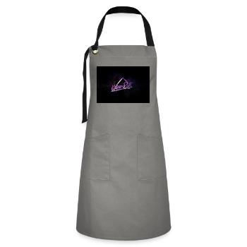 Kaleo Riot Logo merchandise (3D Style) - Artisan Apron - grey/black - Front - Zoe (177cm)