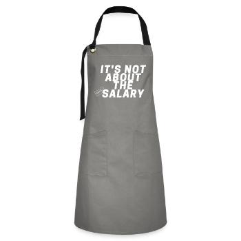It's not about the salary - Artisan Apron - grey/black - Front - Zoe (177cm)