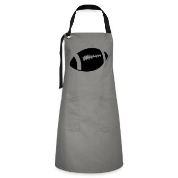 American Football American Vector Pride - Tablier contrasté - gris/noir - Devant - Zoe (177cm)