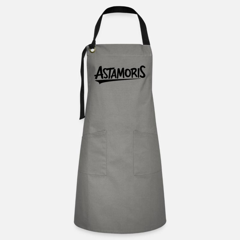 Astamoris. Antwerp dialect Shirts - Artisan Apron - grey/black