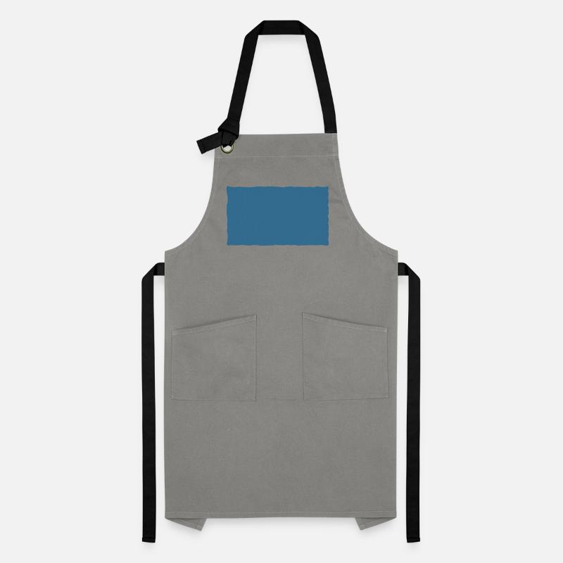 Cherry - rectangle blue Artisan Apron