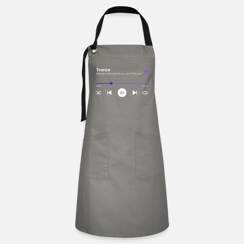 Trance - Artisan Apron - grey/black