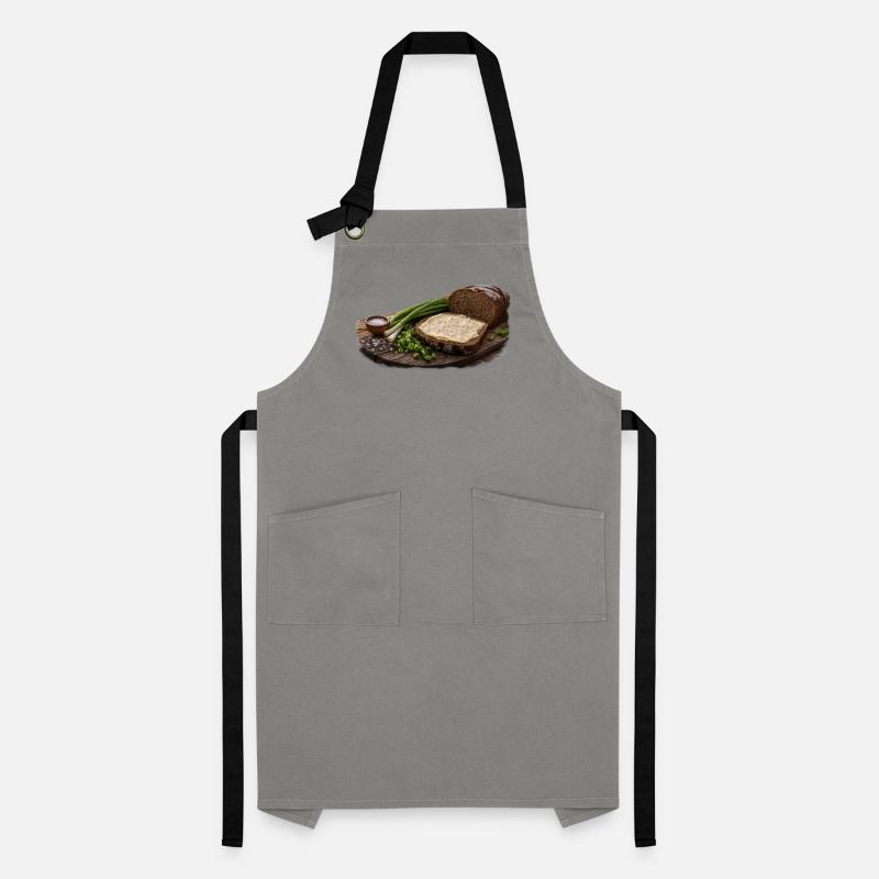 Rustic bread with butter Artisan Apron