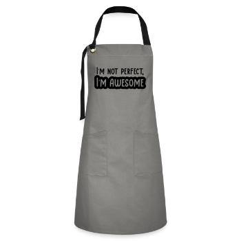 In the not perfect - Artisan Apron - grey/black - Front - Zoe (177cm)