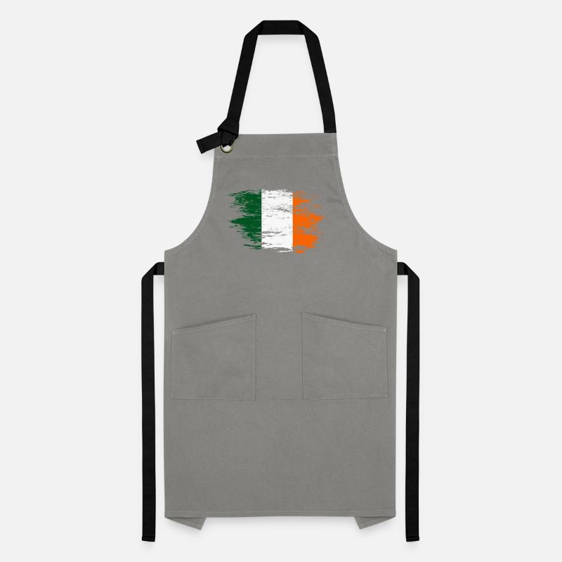 Drapeau de l’Irlande utilisé Tablier contrasté