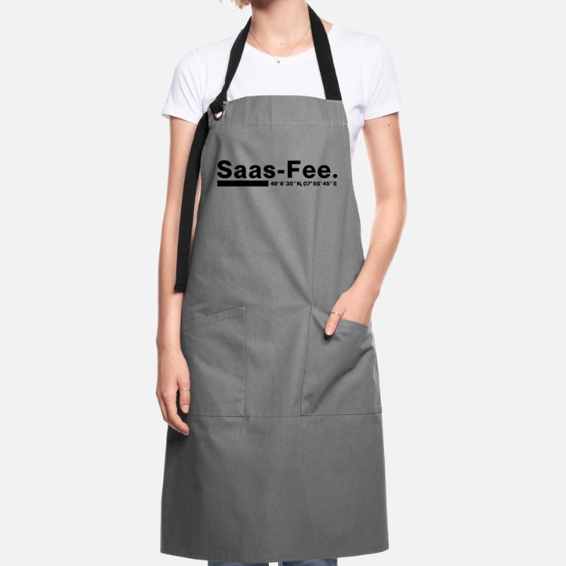 Saas-Fee coordinates Valais Switzerland Artisan Apron
