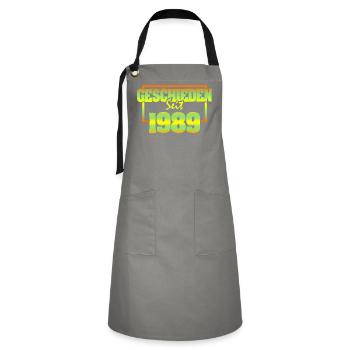 1989 - Artisan Apron - grey/black - Front - Zoe (177cm)
