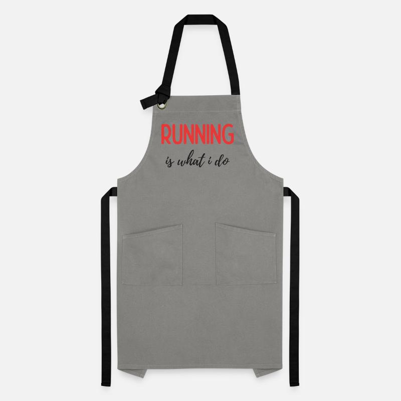 Courir, c’est ce que je fais Tablier contrasté