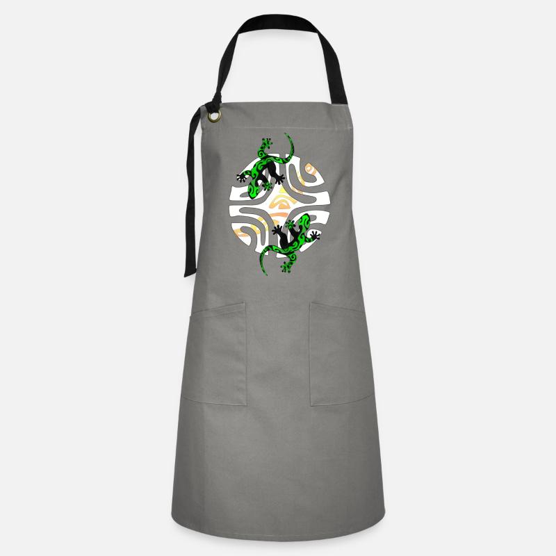 KIMO - Artisan Apron - grey/black