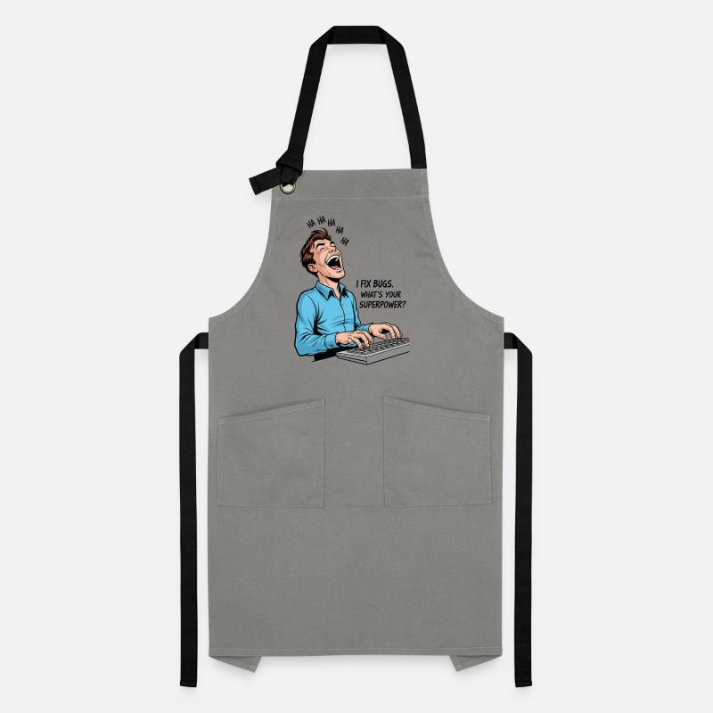 Bug-Fixer: My superpower as a programmer! Artisan Apron