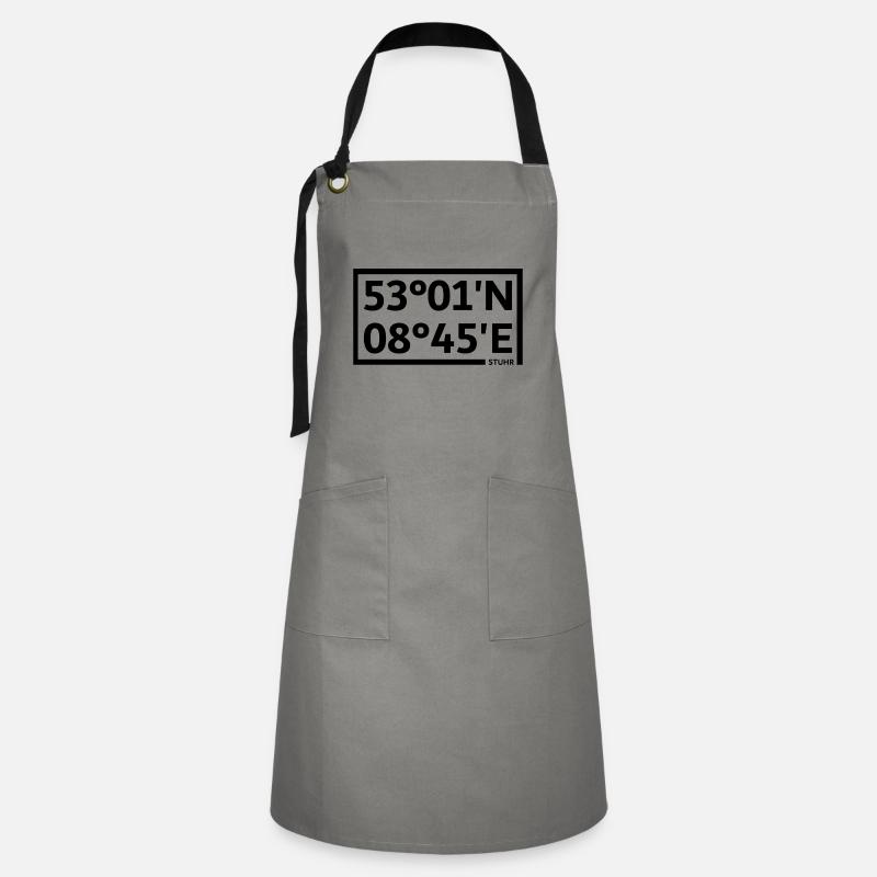 Stuhr coordinates - Artisan Apron - grey/black
