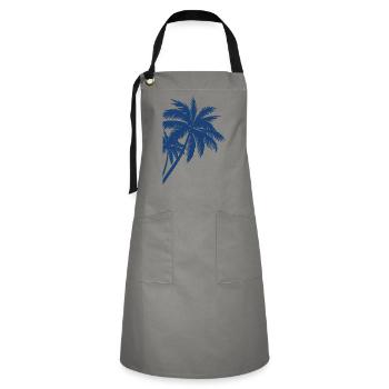 Palme Palm - Tablier contrasté - gris/noir - Devant - Zoe (177cm)