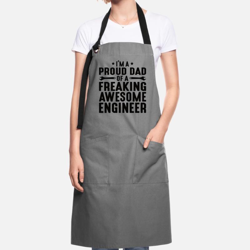 Engineer Brain Mechanical Engineering Electrical Engineering Son Artisan Apron