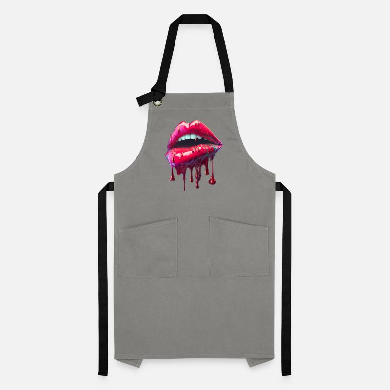 dripping lips Artisan Apron