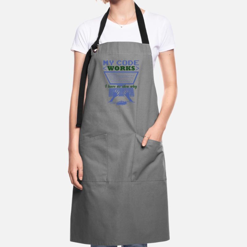 Funny Code Joke Coding Artisan Apron