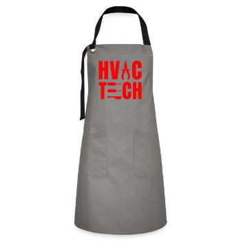 Heating, ventilation and air conditioning technology - Artisan Apron - grey/black - Front - Zoe (177cm)