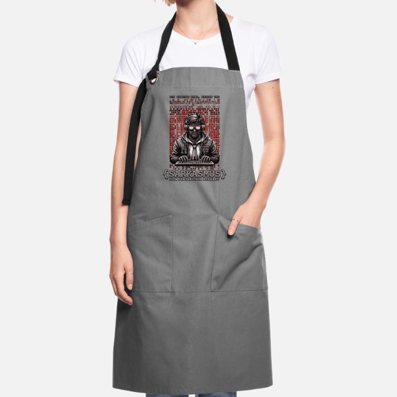 I speak HTML, Python and sarcasm Artisan Apron