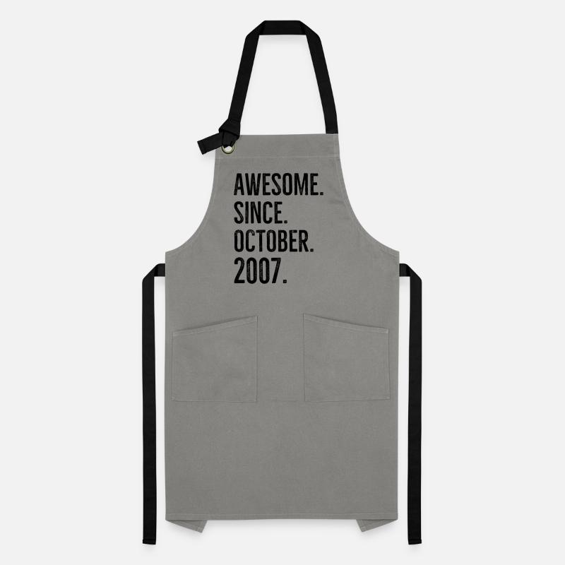 Awesome Since October 2007 Artisan Apron