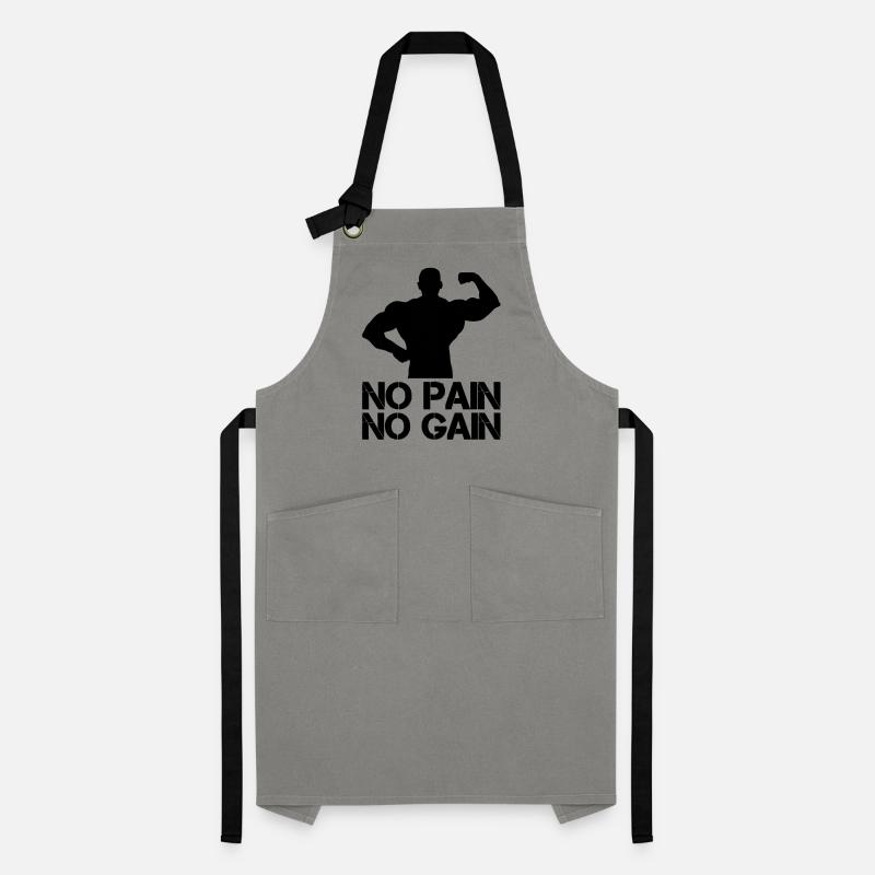 Bodybuilder Pain Gain Artisan Apron