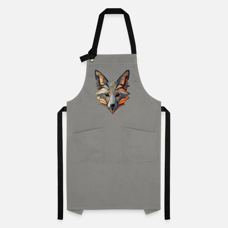 Abstract Art Fox Artisan Apron