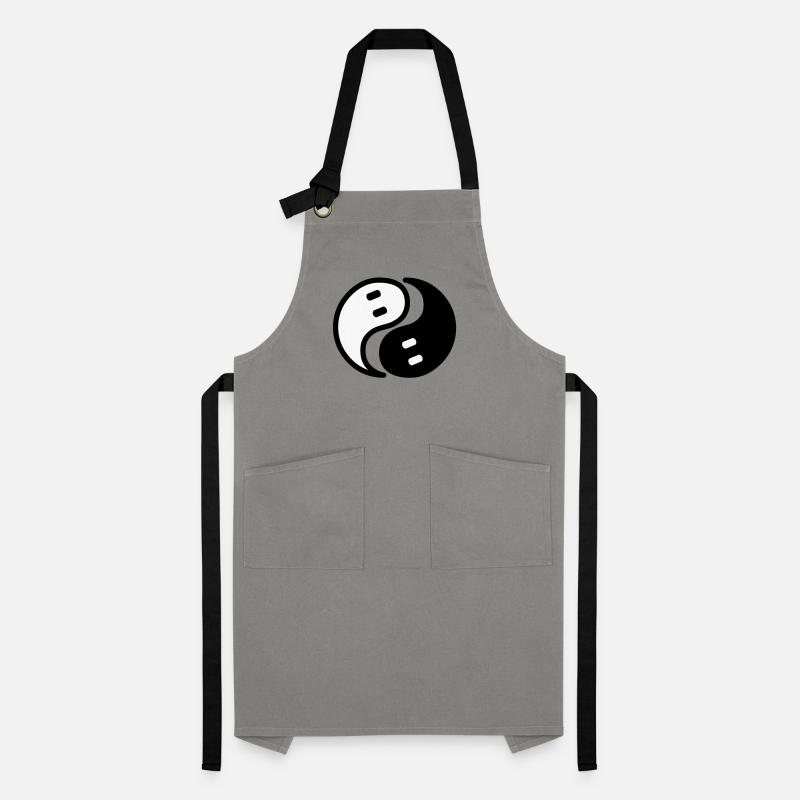 Ghost Yin Yang Artisan Apron