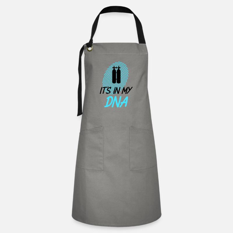 Divers dive Scuba divers Scuba diving - Artisan Apron - grey/black