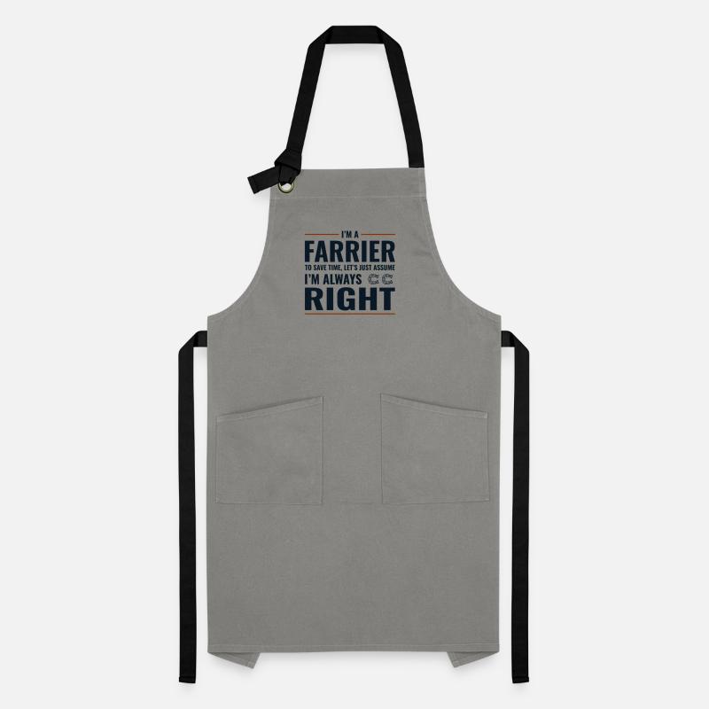 Farrier Blacksmith Funny Gift Artisan Apron