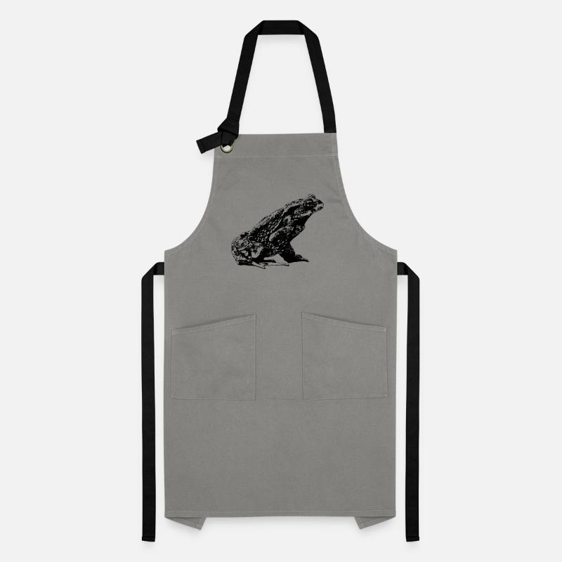 Toad / Bufo Bufo / Graphic Artisan Apron