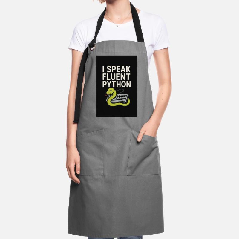 Serpent de codage Python Tablier contrasté
