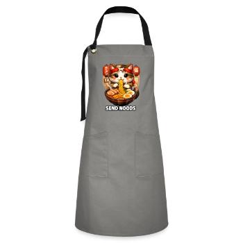 ramen - Artisan Apron - grey/black - Front - Zoe (177cm)