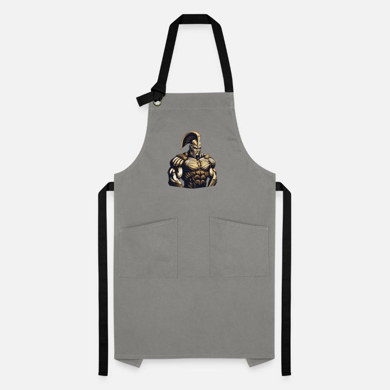 Spartan Gladiator Muscles Artisan Apron