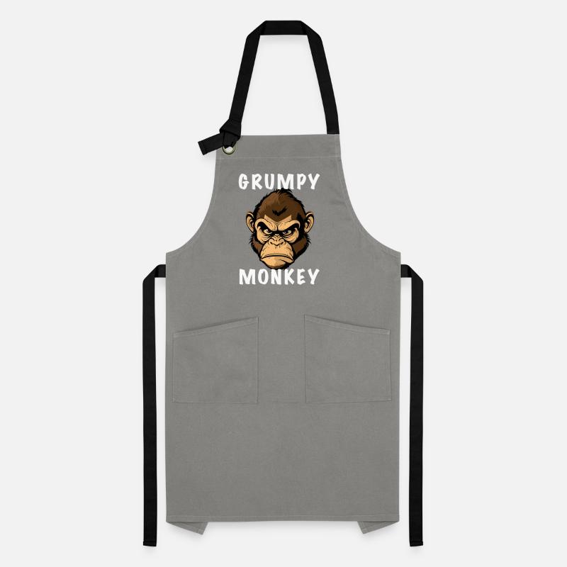 GRUMPY MONKEY Artisan Apron