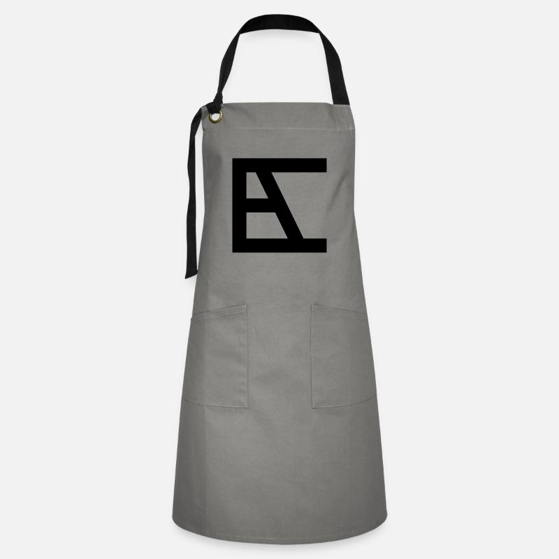 Name logo <> Ella - Artisan Apron - grey/black