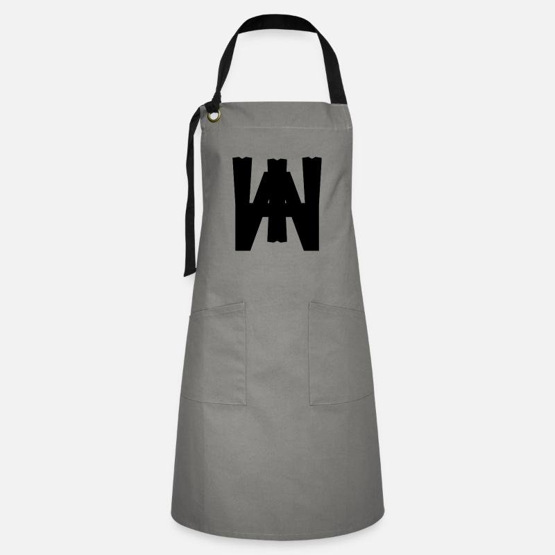 Name logo <> Hannah - Artisan Apron - grey/black