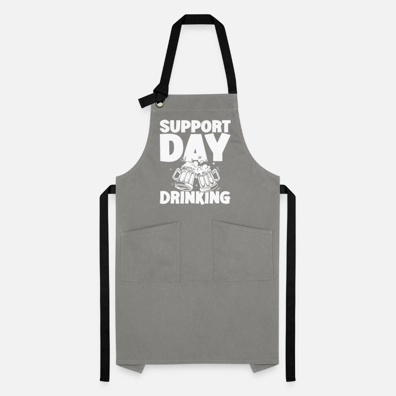 Support Day Drinking Squad Party and Beer Drinking Artisan Apron