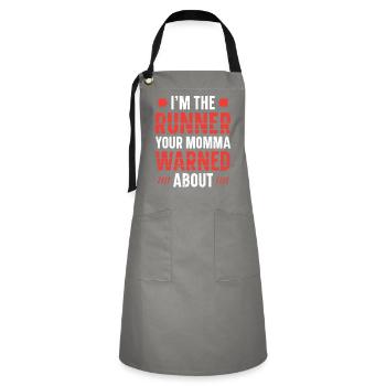 Xxxx Runner Marathon Clothing - Artisan Apron - grey/black - Front - Zoe (177cm)