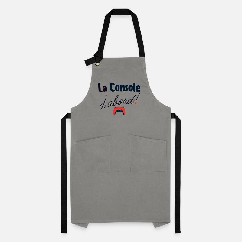 La console d'abord Tablier contrasté