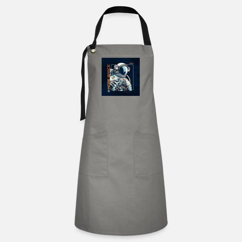MORE SPACE - Artisan Apron - grey/black