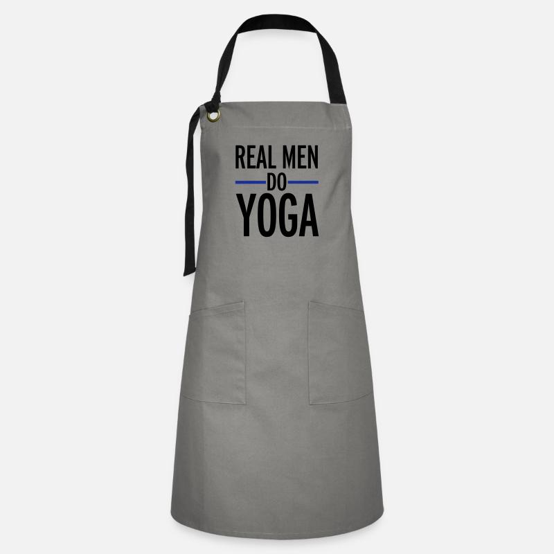 Yoga - Tablier contrasté - gris/noir