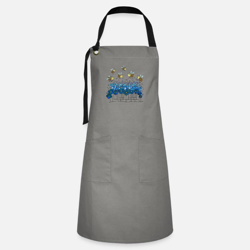 Insects - Artisan Apron - grey/black