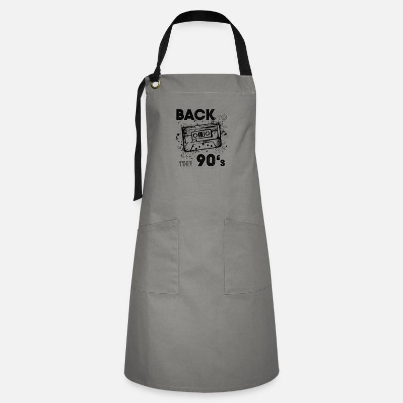 Back to the 90's - Artisan Apron - grey/black