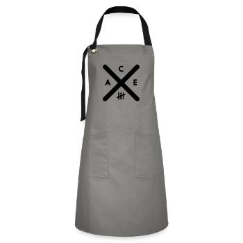 ACE - Artisan Apron - grey/black - Front - Zoe (177cm)