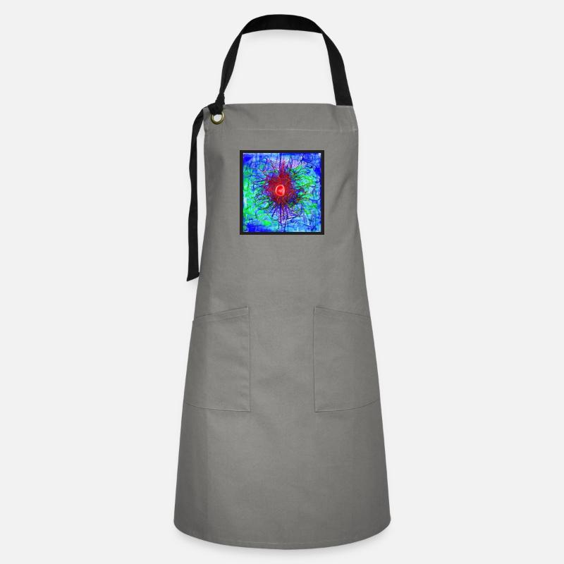 Biohazard - Artisan Apron - grey/black