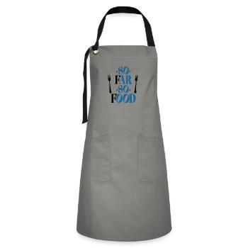 So far so food - Artisan Apron - grey/black - Front - Zoe (177cm)