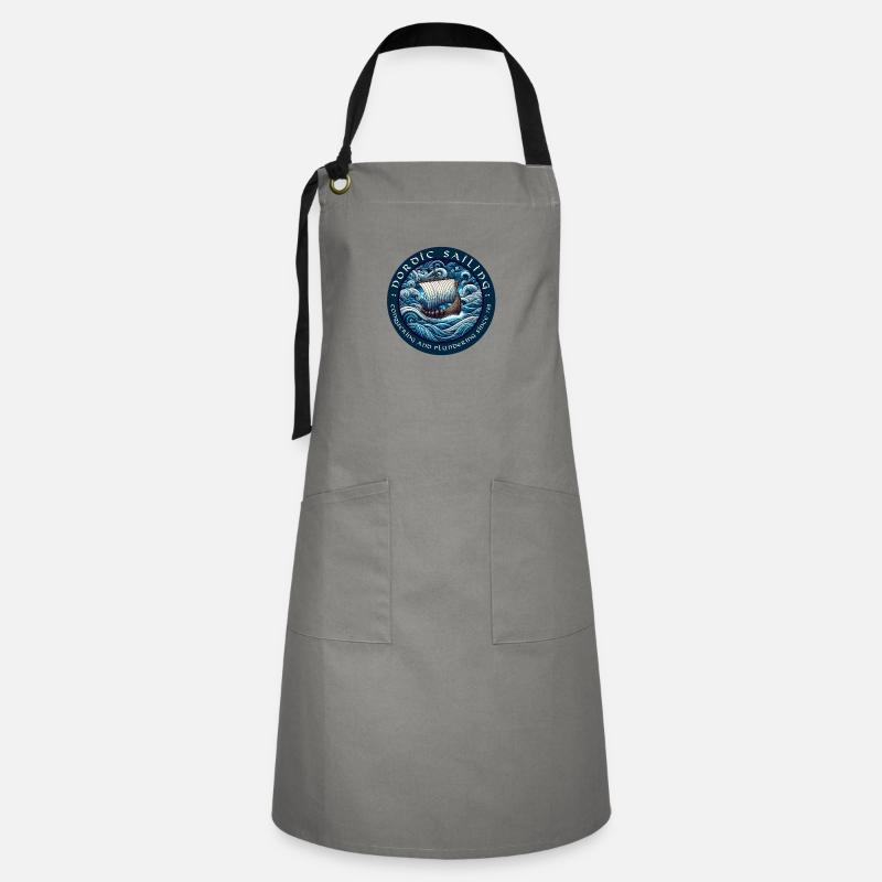 Nordic Sailing - Artisan Apron - grey/black