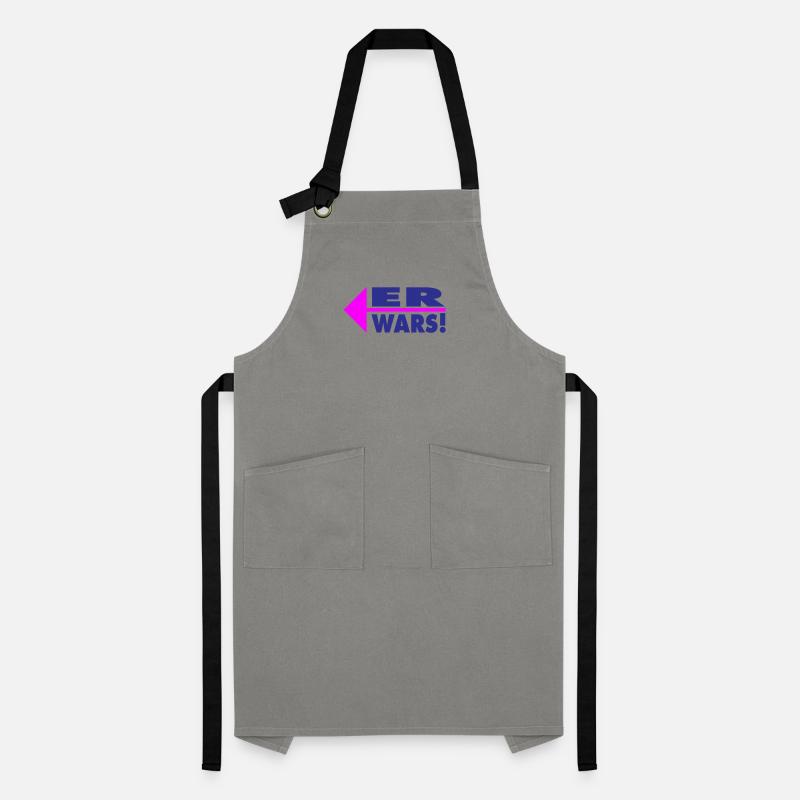 Er wars! Partner- oder Partyshirt Kontrastschürze